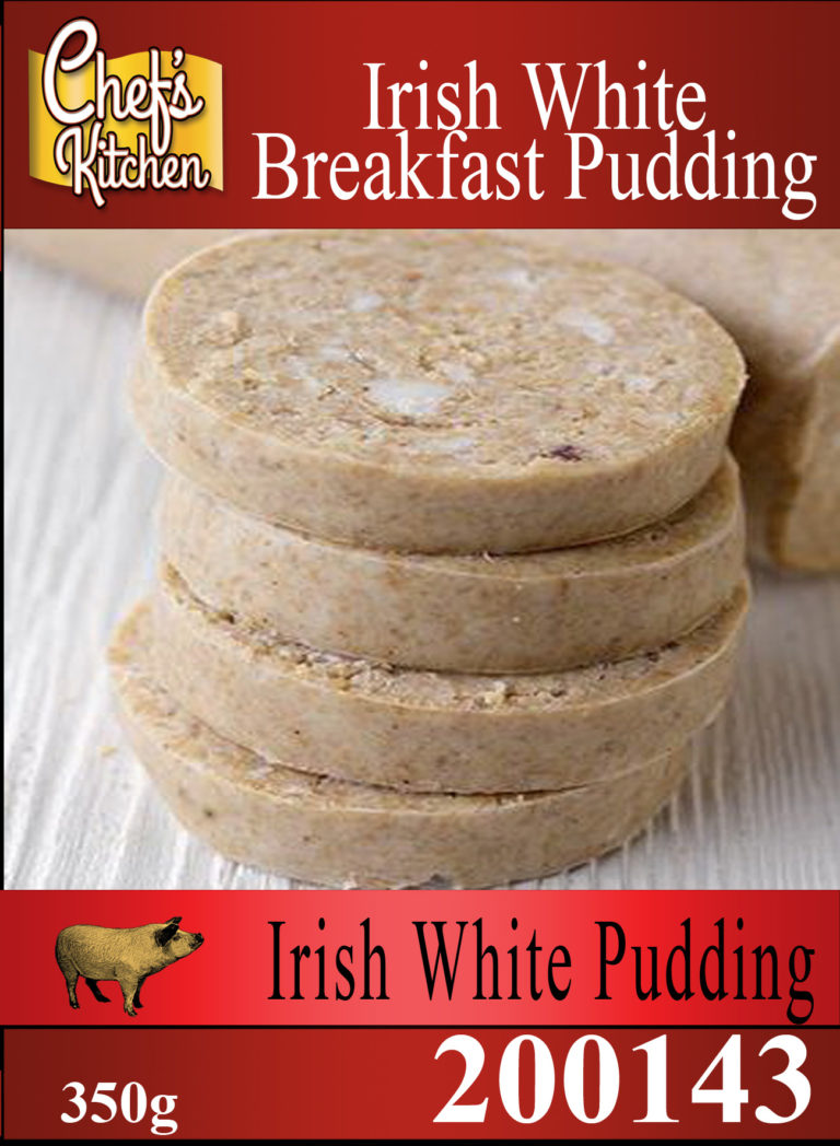 Irish White Pudding 350g Korat Chef