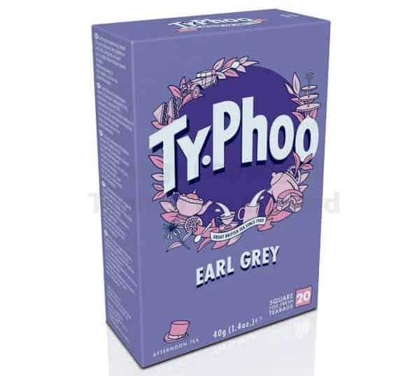 Typhoo Earl grey tea bags x 20 (40g) Korat Chef