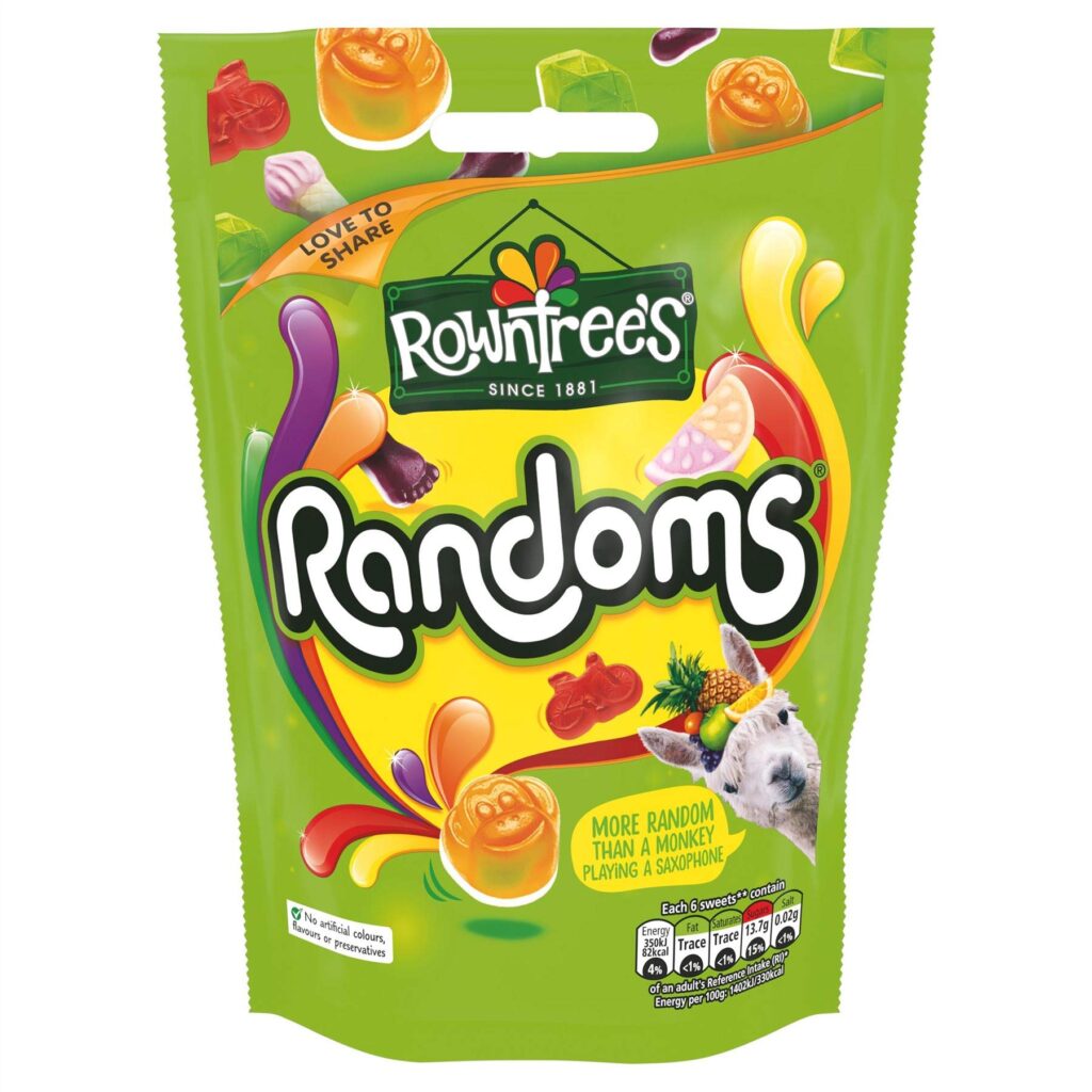 Randims Rowntrees Randoms Pouch 120g – Korat Chef